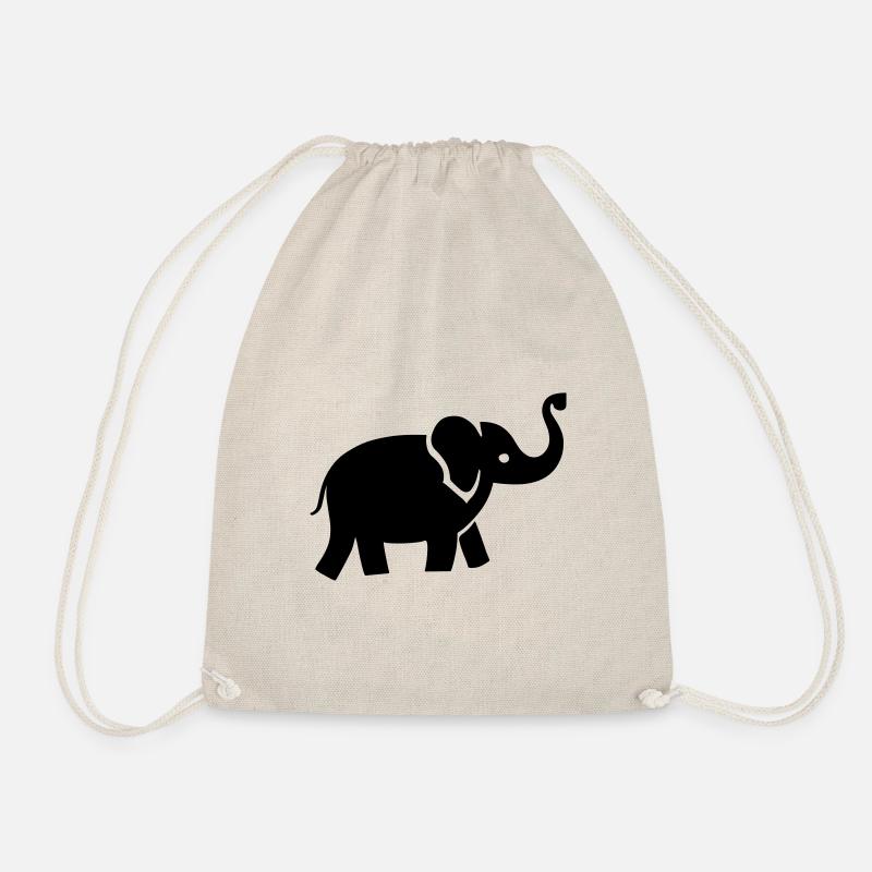 Elefant - Turnbeutel - Natur