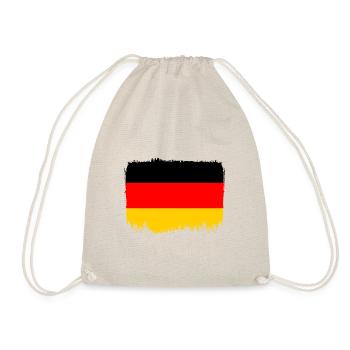 Germany Flag German Flag Used Look Homeland - Drawstring Bag - nature - Front