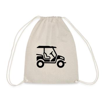 Golfwagen - Turnbeutel - Natur - Vorne