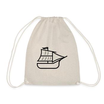 Piratenschiff - Turnbeutel - Natur - Vorne