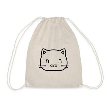 Katze - Turnbeutel - Natur - Vorne