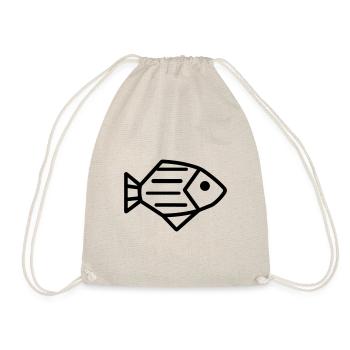 fish - Drawstring Bag - nature - Front