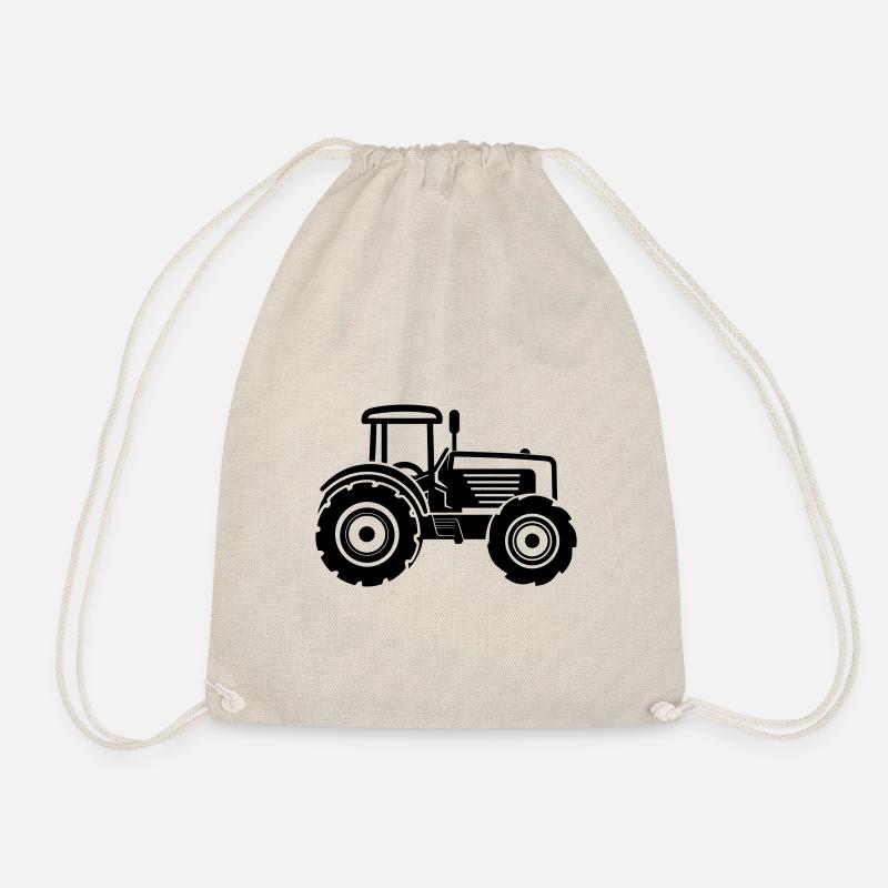 Tractor - Drawstring Bag - nature