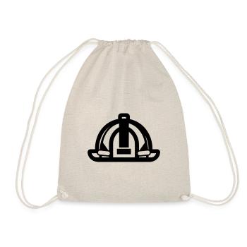 firefighter's helmet - Drawstring Bag - nature - Front