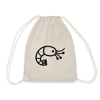 Shrimp - Drawstring Bag - nature - Front