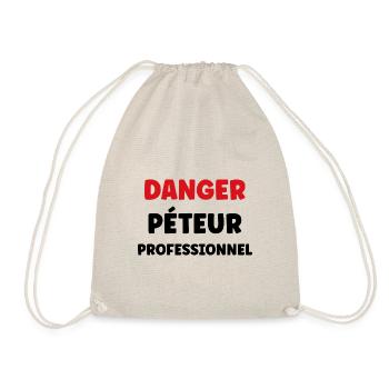 Danger péteur professionnel - Sac de sport léger - nature - Devant