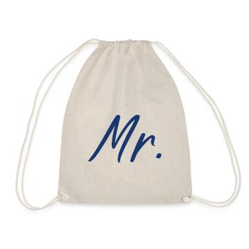 Mr - Drawstring Bag - nature - Front