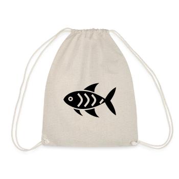 poisson - Sac de sport léger - nature - Devant
