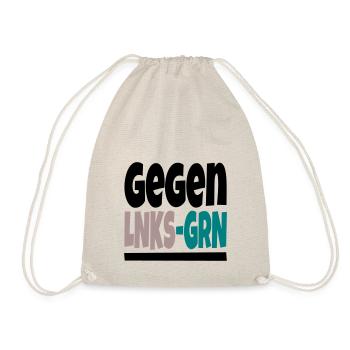 gegen lnks grn II - Turnbeutel - Natur - Vorne