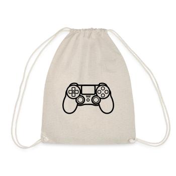 Video games controller - Drawstring Bag - nature - Front