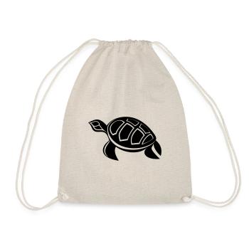 Tortoise - Drawstring Bag - nature - Front