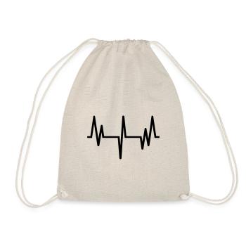 Pulse, heartbeat - Drawstring Bag - nature - Front