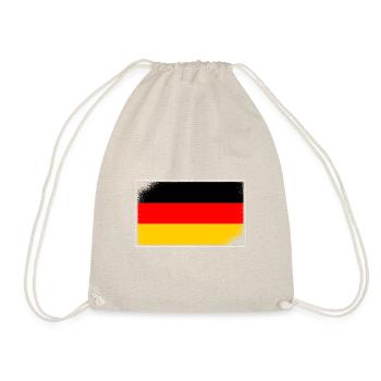 Germany Flag German Flag Used Look Homeland - Drawstring Bag - nature - Front