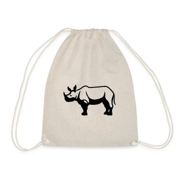 Nashorn - Turnbeutel - Natur - Vorne