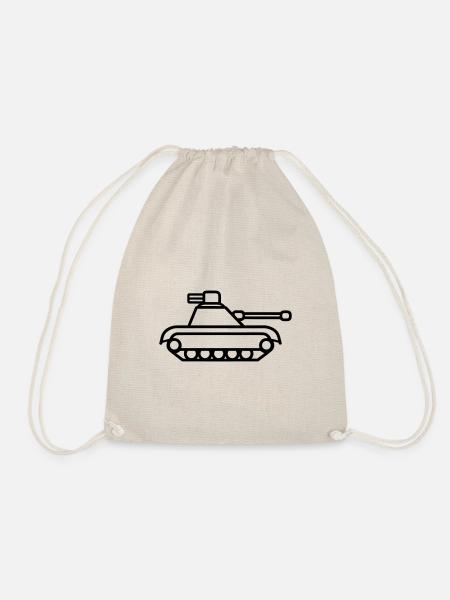 Panzer - Turnbeutel - Natur