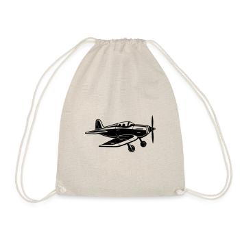 Fighter jet - Drawstring Bag - nature - Front