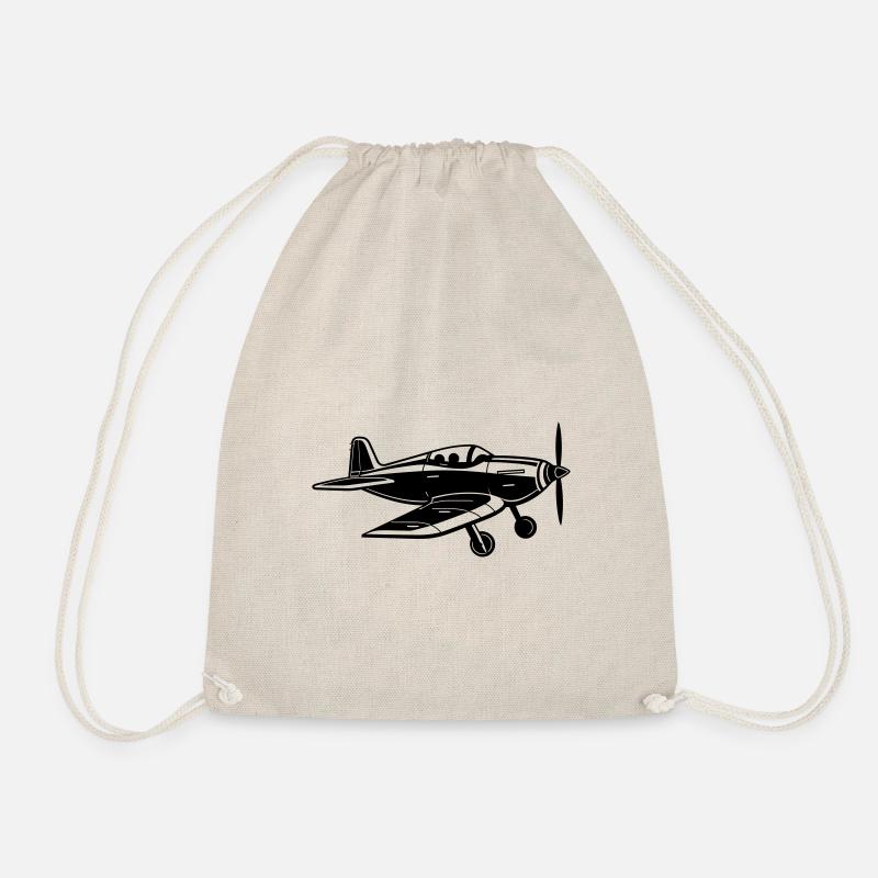 Fighter jet - Drawstring Bag - nature