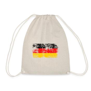 Germany Flag German Flag Used Look Homeland - Drawstring Bag - nature - Front
