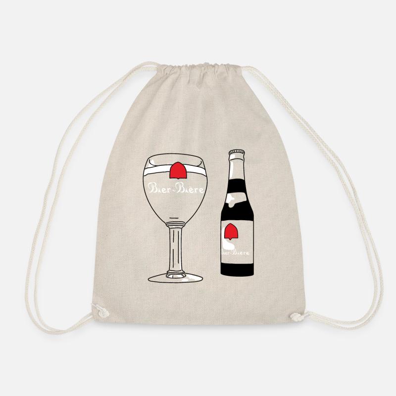Belgian Beer - Drawstring Bag - nature