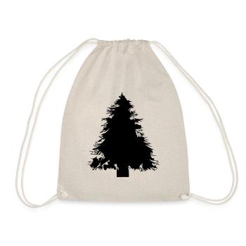 Christmas Tree Christmas Tree Winter Vector 5 - Drawstring Bag - nature - Front