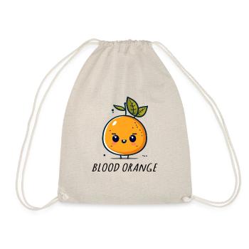 Blood Orange - Drawstring Bag - nature - Front