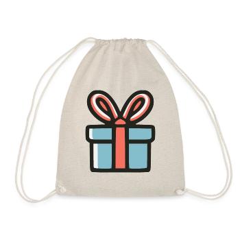 Geschenk Box - Turnbeutel - Natur - Vorne