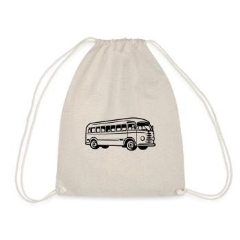 Bus - Turnbeutel - Natur - Vorne