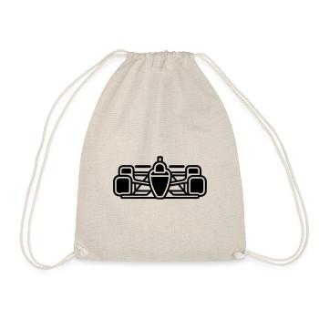 F1 Race Car - Drawstring Bag - nature - Front