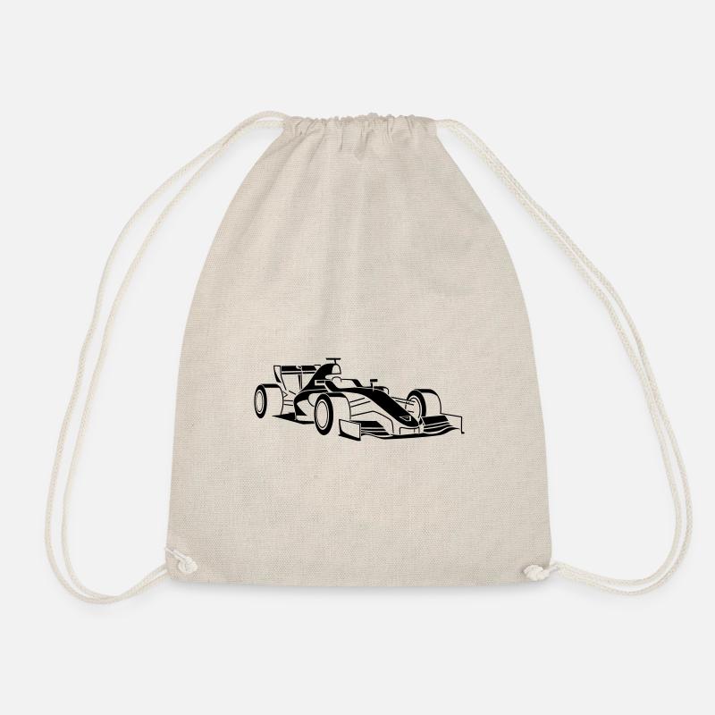 Race car - Drawstring Bag - nature