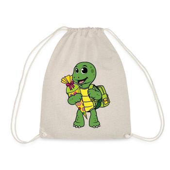 Turtle School Inscription à l’école Enfant Sugar Cone Child - Sac de sport léger - nature - Devant