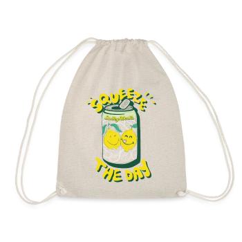 SmileyWorld Lemonade With Smiling Lemons - Drawstring Bag - nature - Front