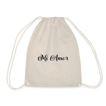 Mi Amor - Mon amour - Cadeau saint valentin. - Sac de sport léger - nature - Devant