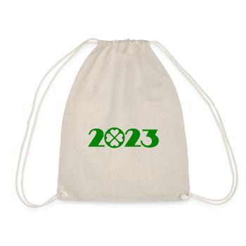 Patricks Tag 2023, Kleeblatt 2023 - Turnbeutel - Natur - Vorne