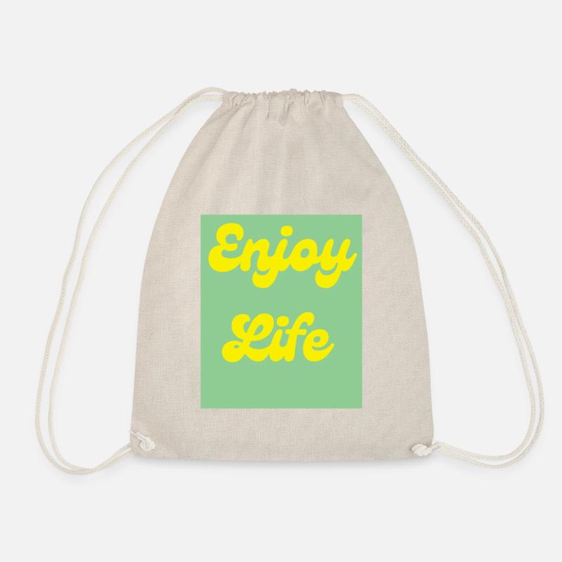 Enjoy Life - Turnbeutel - Natur