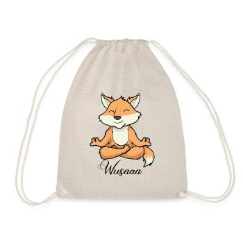 Auszeit Durchatmen Wusaaa Fuchs - Turnbeutel - Natur - Vorne