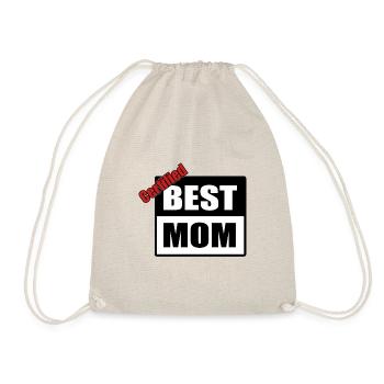Best mom - Turnbeutel - Natur - Vorne