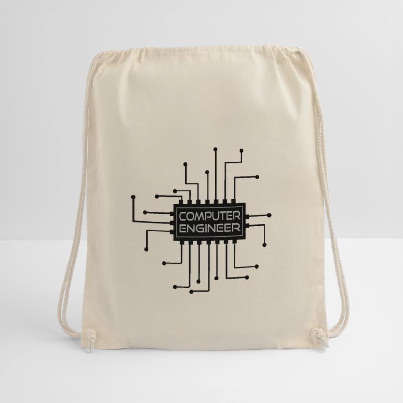 Computer engineer - computer engineer Drawstring Bag