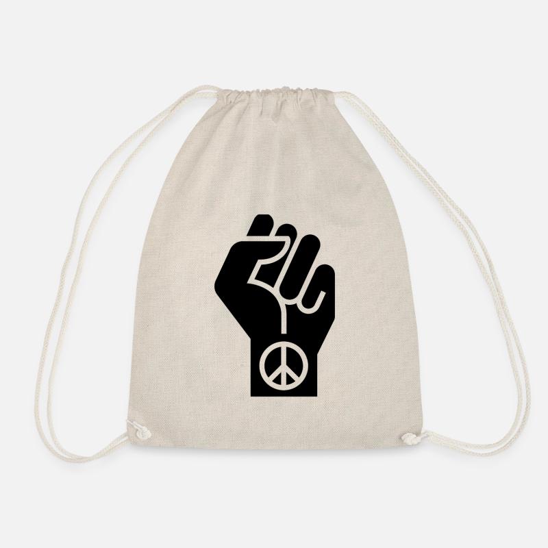 PEACE FAUST SYMBOL - Sac de sport léger - nature