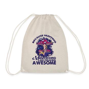 Mushroom pickers and mushroom friends - Drawstring Bag - nature - Front