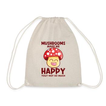Mushroom pickers and mushroom friends - Drawstring Bag - nature - Front