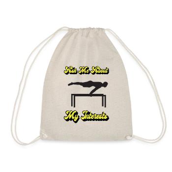 Meditation, Zen Yoga and Pilates - Drawstring Bag - nature - Front