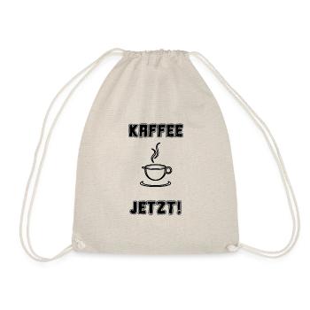 Kaffee Liebhaber Kaffee Süchtig - Turnbeutel - Natur - Vorne