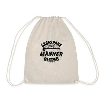 Sawdust are male glitter - Drawstring Bag - nature - Front