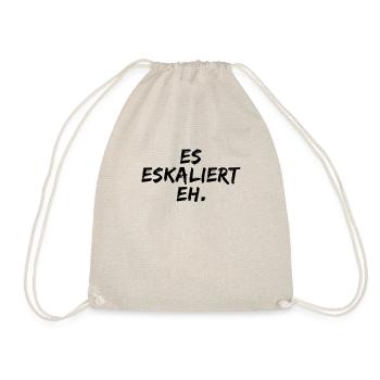 ES Eskaliert Eh - Turnbeutel - Natur - Vorne