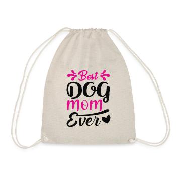 Meilleure maman de chien de tous les temps - Sac de sport léger - nature - Devant