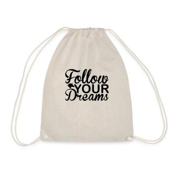 Suivez vos rêves Licorne - Sac de sport léger - nature - Devant
