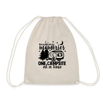 Camping Erinnerungen Wandershirt - Turnbeutel - Natur - Vorne