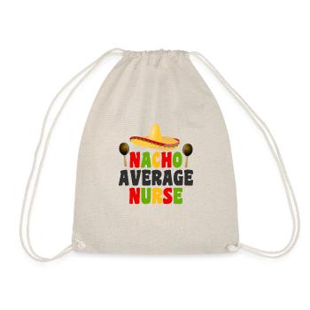 Nacho Infirmière moyenne - Sac de sport léger - nature - Devant