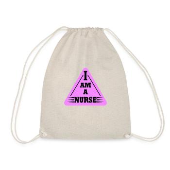 Je suis infirmière - Sac de sport léger - nature - Devant