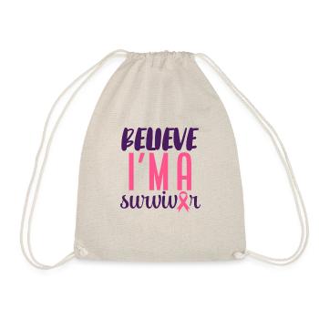 Croyez que je suis un survivant - Sac de sport léger - nature - Devant
